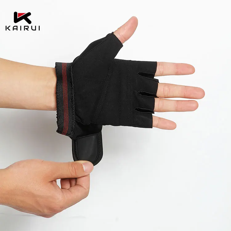 Wholesale mens best fitness weight lifting gloves gym