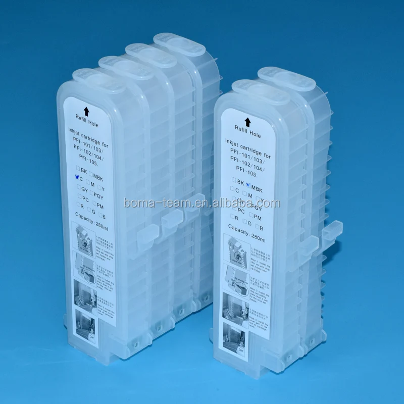 PFI-107 перезаправляемый картридж для hp Canon IPF670 IPF680 IPF685 IPF770 IPF780 IPF785 IPF-670 IPF-770 IPF 670 770 PFI107 PFI