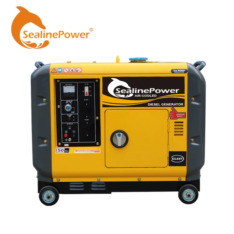 5KW low noise super silent type diesel generator for home use