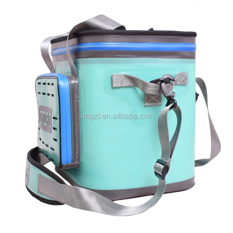 
Wholesale 24Cans TPU Customized Waterproof Lunch Picnic Beer Bag Cooler Box Thermal Insulated bolsa termic Ice Cooler bag 