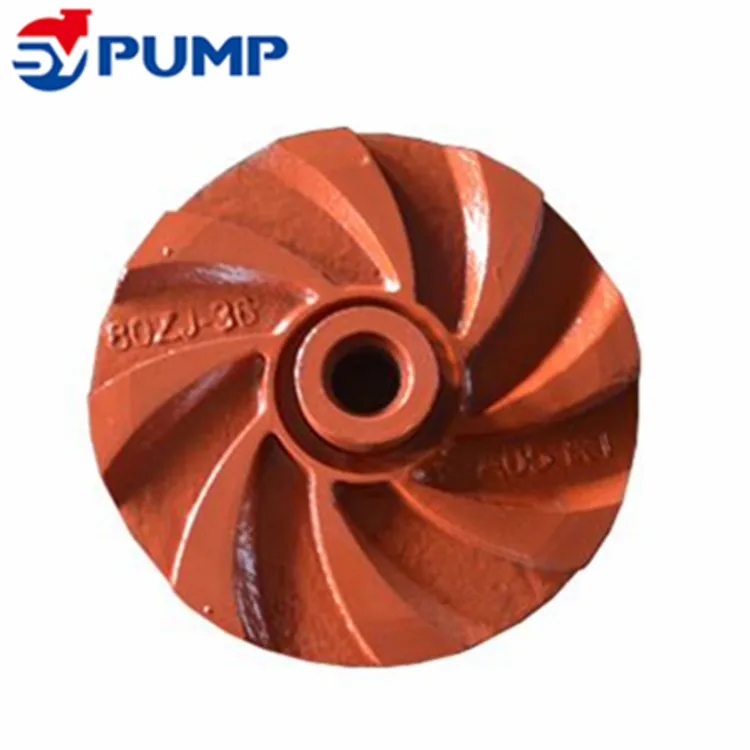 
Industrial alloy froth pump open type impeller for foam slurry 