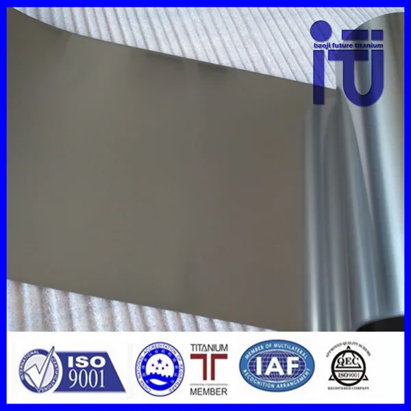 Gr1 Gr2 Gr5 GR7 GR9 титановой фольги титана Рулоны титана использование ленты промышленности
