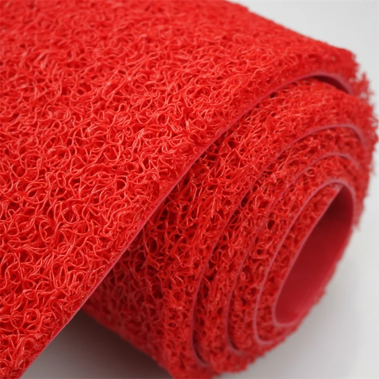 PVC spaghetti noodle coil carpets door mat floor mat