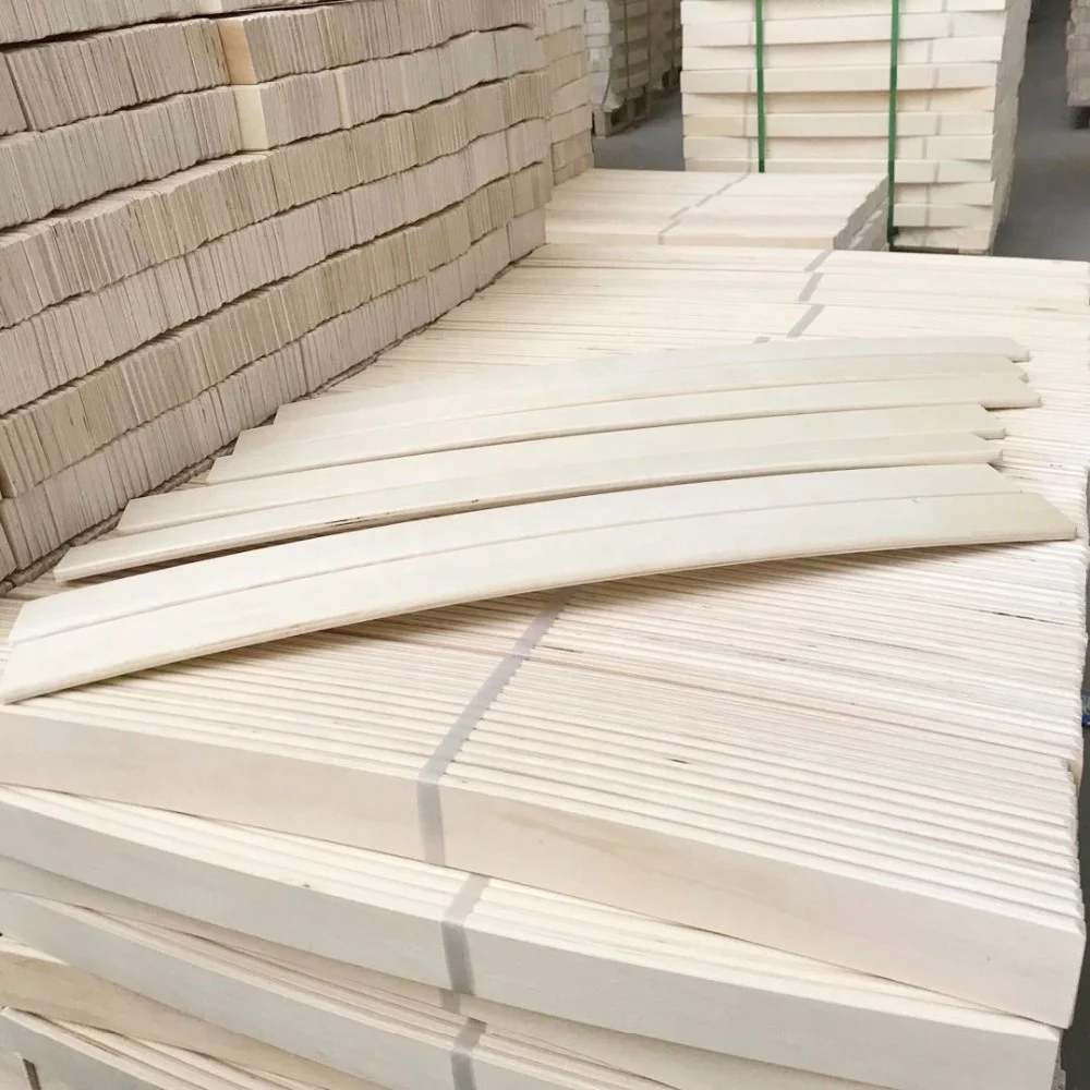 
poplar lvl bent plywood bed slat curved wooden slats from manufacturer 