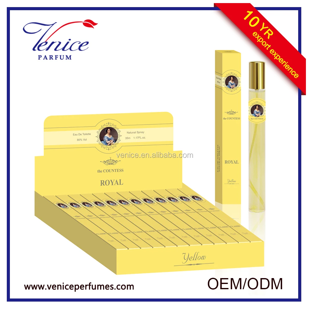 
35ml tube dream royal fragrances with D.Y display box for women 