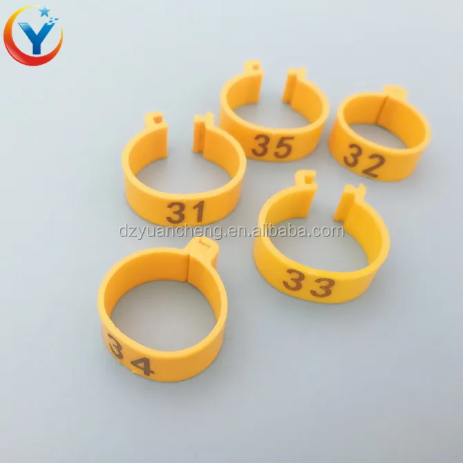 very cheap price chicken leg rings chicken foot ring stickers