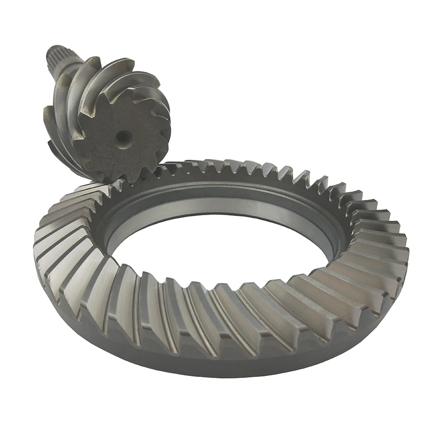 small rack and pinion gears in speed reducer of rear drive axle