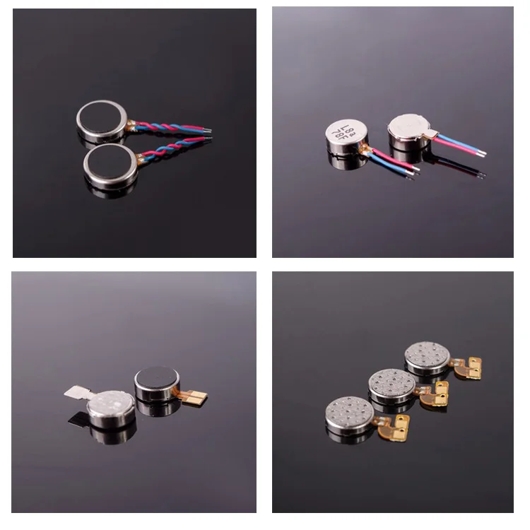 8mm flat 3V brushed dc micro cell phone vibrator cellphone vibration motor mobile phone vibrator