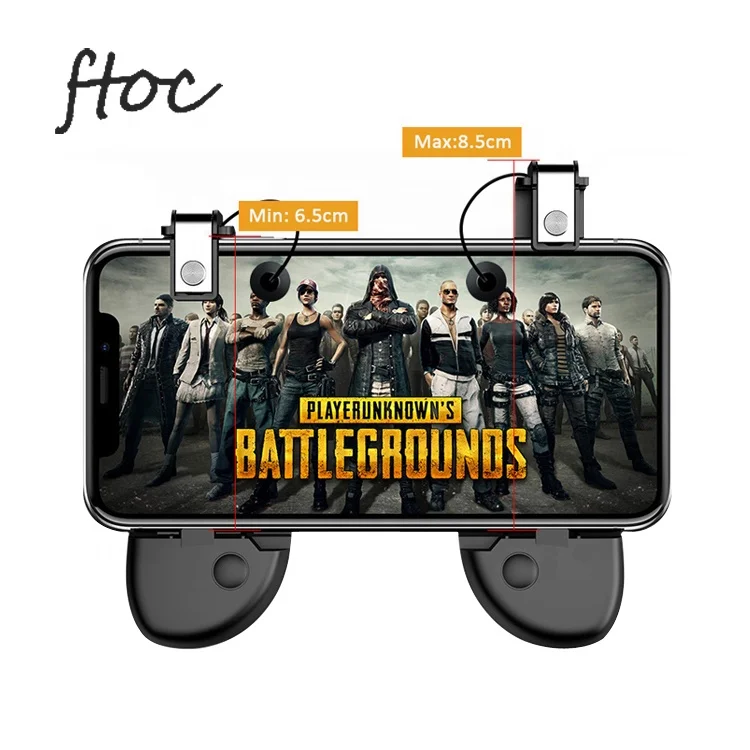 Мобильный игровой контроллер, геймпад, триггер, кнопка прицела L1R1, шутер, джойстик для IPhone, Android, телефон, игровой коврик