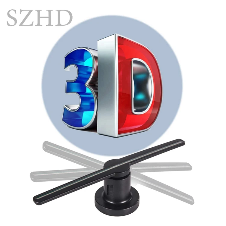 Newest HD 42cm with Wifi App Control 384LED 3D Hologram Fan