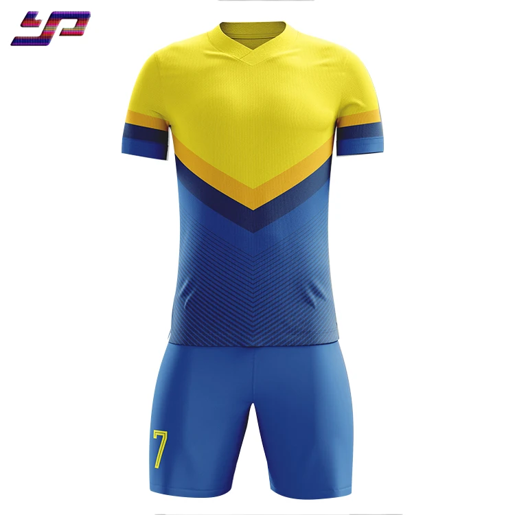 European Club Boys XXL Black Yellow Soccer Jersey Outlet/Soccer Wear Jersey