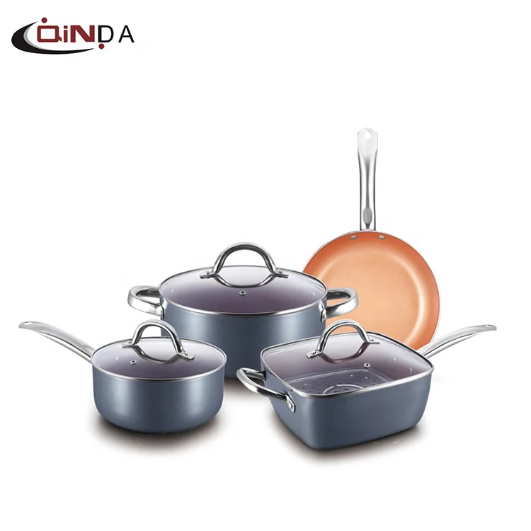 Italian ceramic copper cookware