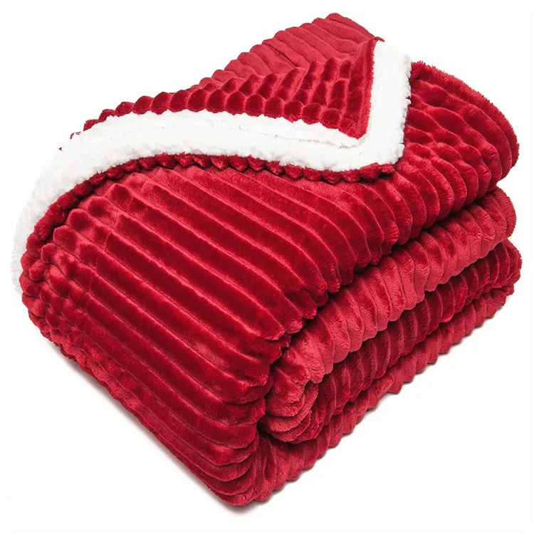 
wholesale jacquard flannel brushed fabric weighted blanket sensory sherpa fleece blanket &nbsp;<img data-src=