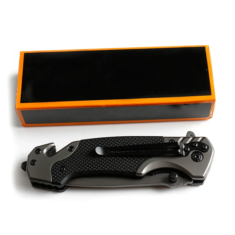 
5CR13MOV Camping Survival Folding Knife G10 Handle 