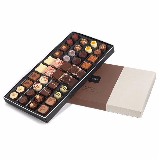 Luxury Chocolate Box,empty Chocolate Boxes with Lid Chocolate Packaging Food & Beverage Packaging Coated Paper Recyclable Accept