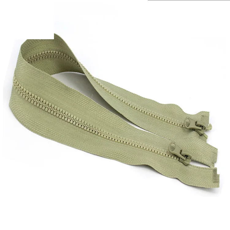 CHENGDA Cheap Price Custom Product Long Chain Durable Auto Lock Plastic Teeth Resin Zip Zipper