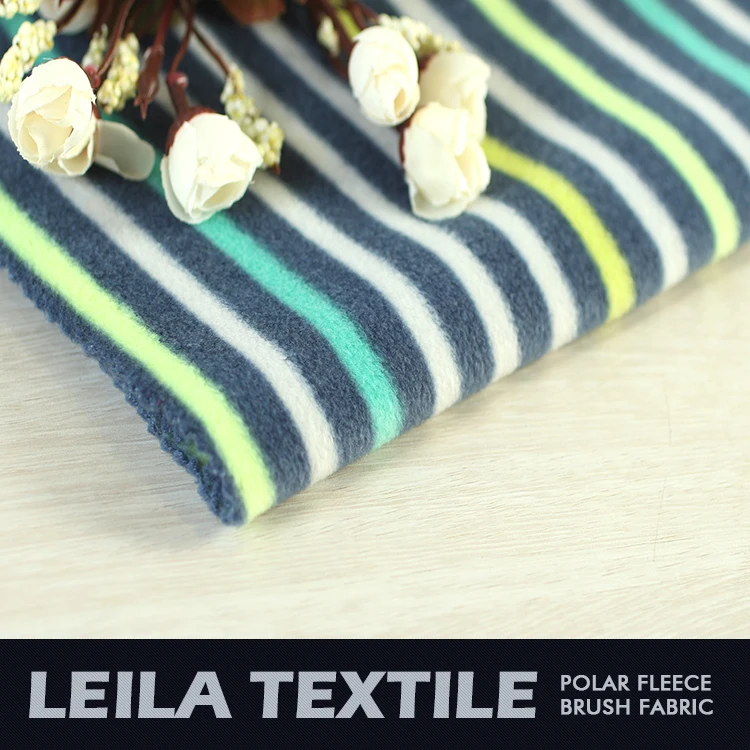 Мягкий FDY Микро Флиса Ткани настройка печати полиэстера, трикотажные ткани для продажи