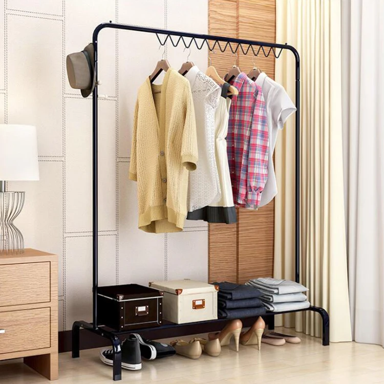 Household Coat Rack Modern Minimalist Wardrobe Clothes Rack