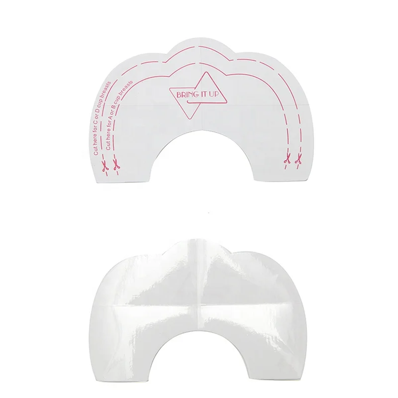 5pairs Super-grade rubber transparent invisible disposable Lifting chest stickers