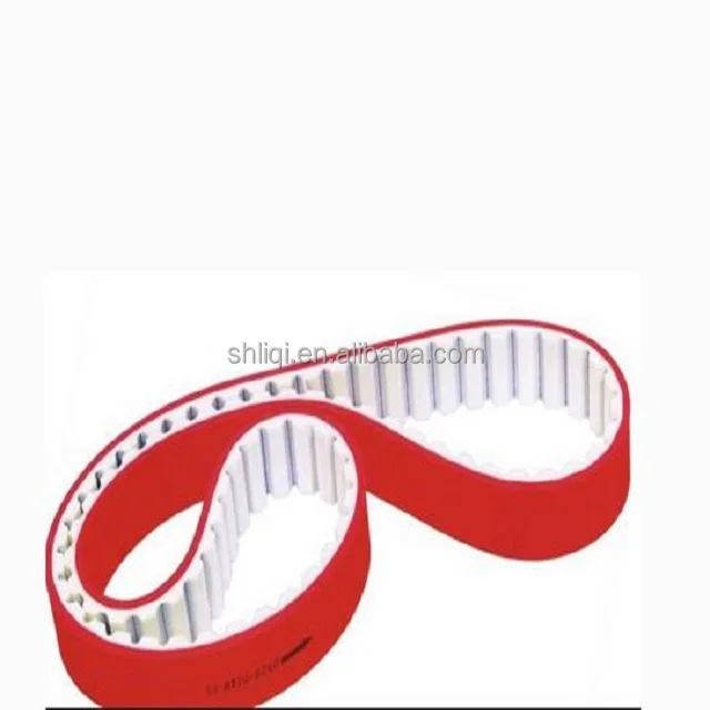 Rubber synchronous belt, special red adhesive belt