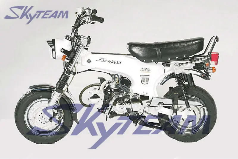 skyteam 50cc 4 ход дакс skymax мотоцикла( еэс утверждения) с новыми 5.5l большой топливный бак