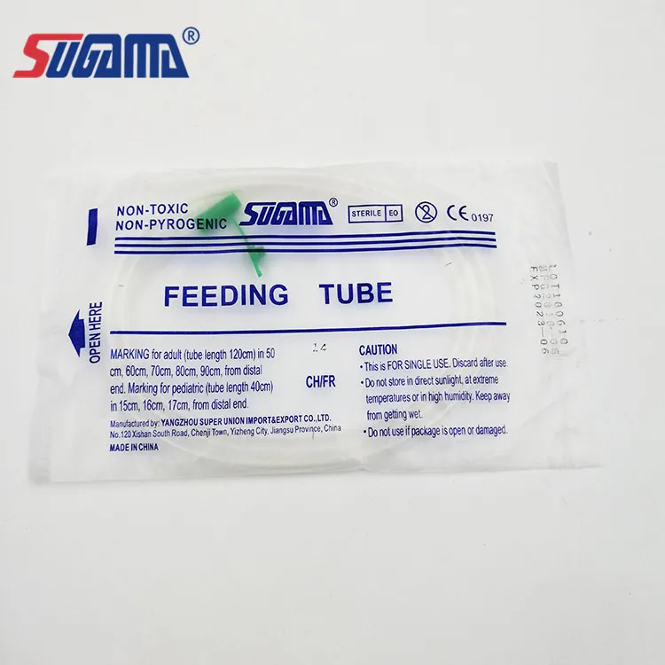 Medical consumable disposable pvc feeding tube