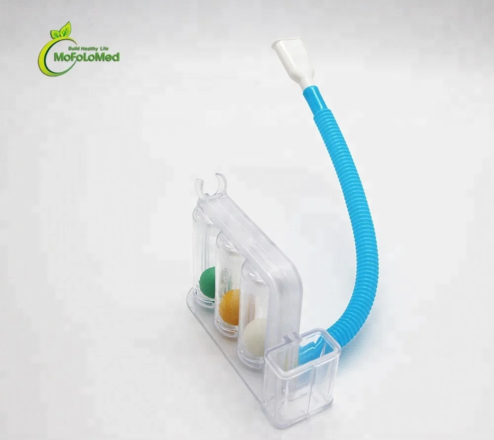 Factory wholesale 1200ml Breathing Equipment Three Balls spirometer Lung Incentive spirometer exerciser