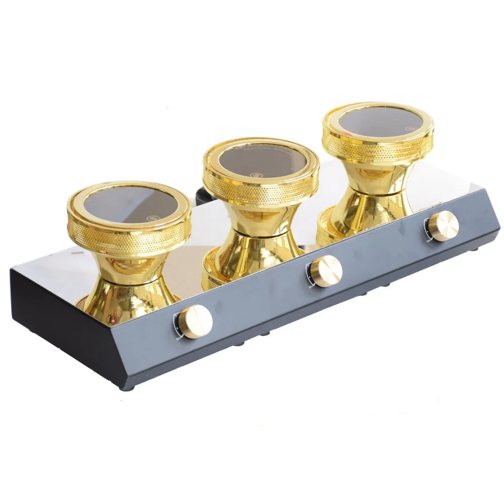 BN70C Wholesale 220V EU Plug 3 Heads Triple Halogen Beam Heater Burner Infrared Heat for Syphon Coffee Maker