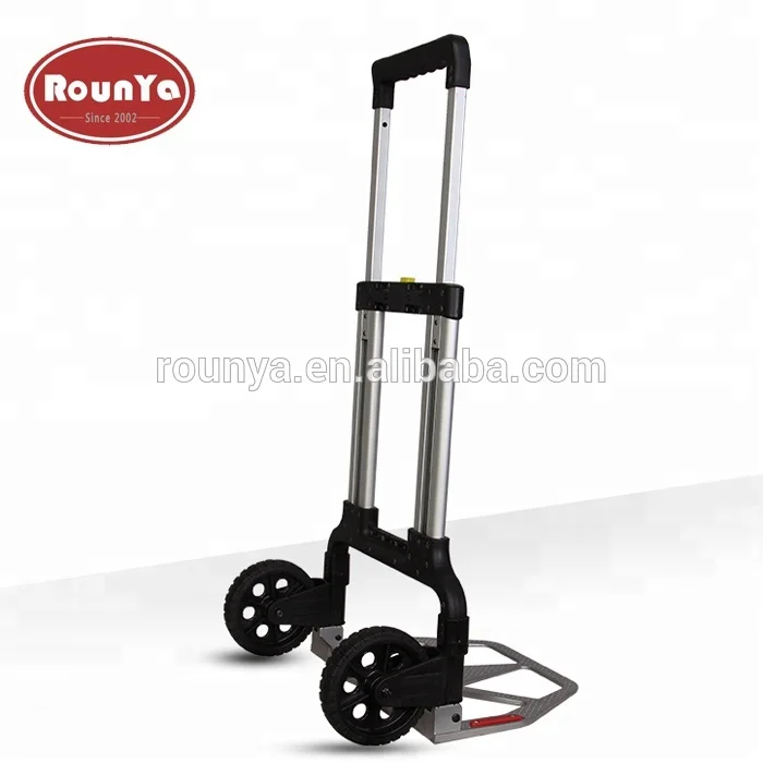
Folding hand truck aluminum portable folding hand cart 154 lbs capacity handy dolly cart ideal for home, auto, office,travel use 