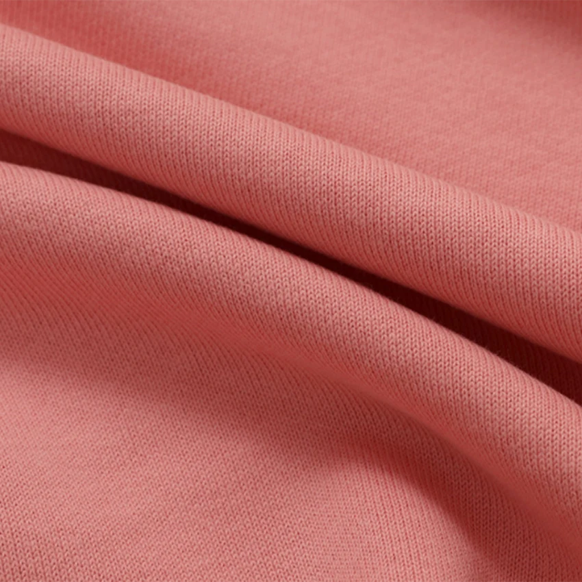 
heavy weight french terry fabric digital printed or solid color 