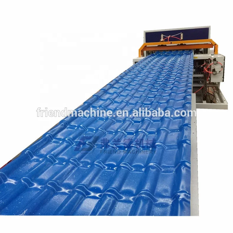 Машина для экструдирования листов гофрированной крыши из ПВХ/Производственная линия гофрированных листов из пластика