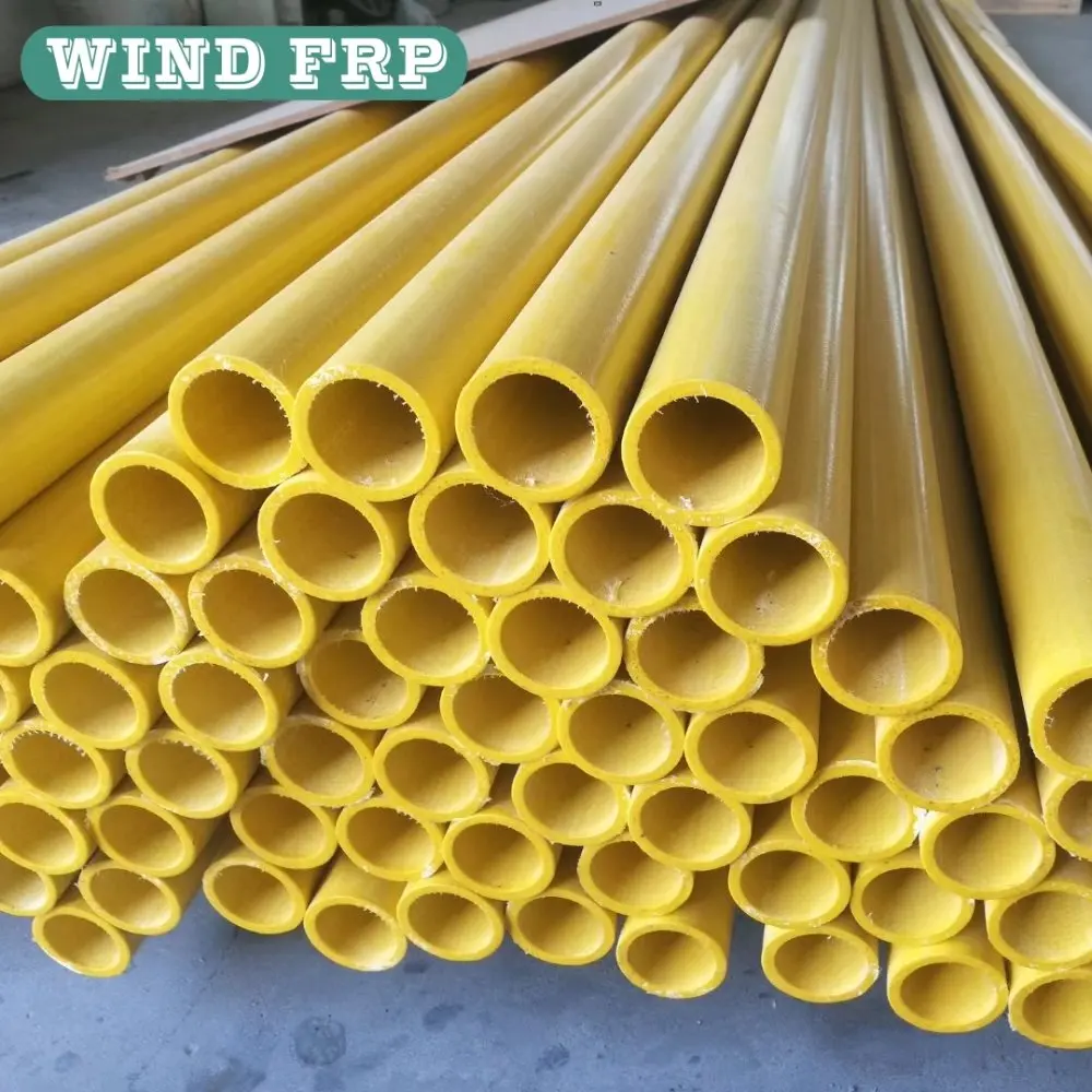 High strength frp pultruded round tube,fiber profile