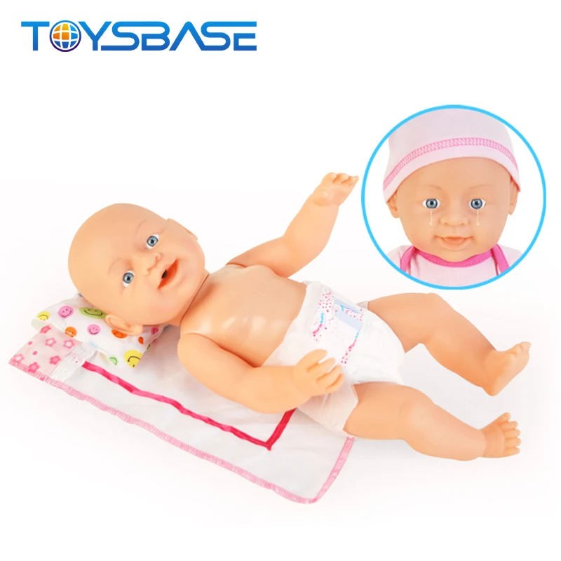 2018 New Toys 16 Inch Weep With Pee Lifelike Reborn Baby Dolls