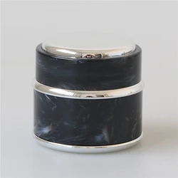 low moq cosmetics packaging 50 g plastic pot eye cream jar