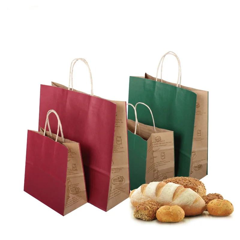 Wholesale Customized Fast Food Packaging Paper Burger Bags