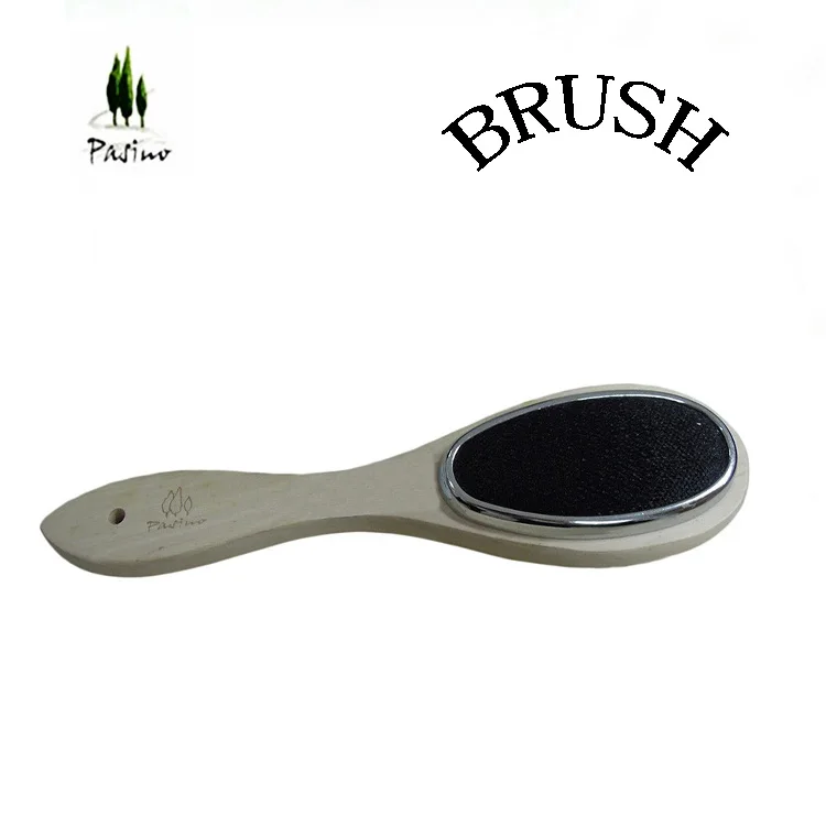 Двусторонняя деревянная щетка для одежды