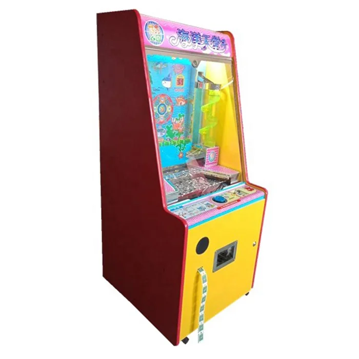 coin operated coin pusher game machine