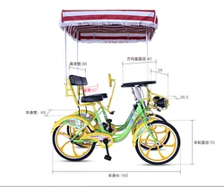 2 person surrey bike for sale/touring bike 2 seats/used surrey bikes for sale