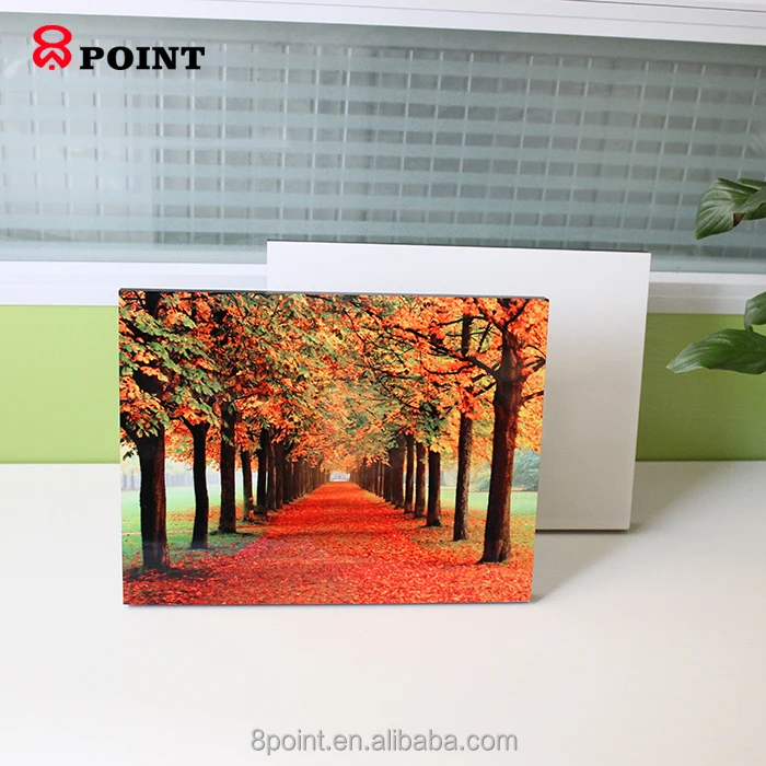 Сублимационная печать заготовки фото MDF блок