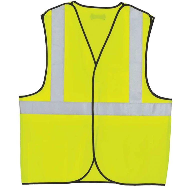 yellow high visibility construction station reflective safety vest work security vest yellow green custom