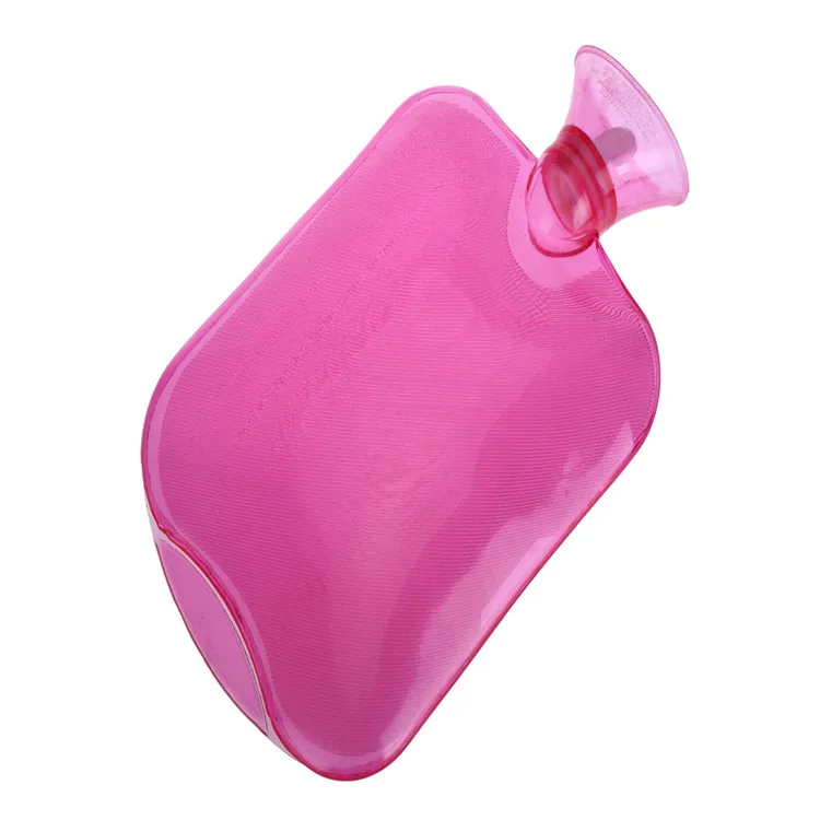 
PVC hot water bottle bag for relief stomach ache 
