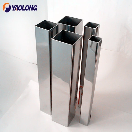 welded 304 316L 3 inch square tube stainless steel rectangular balustrade railing pipe price list