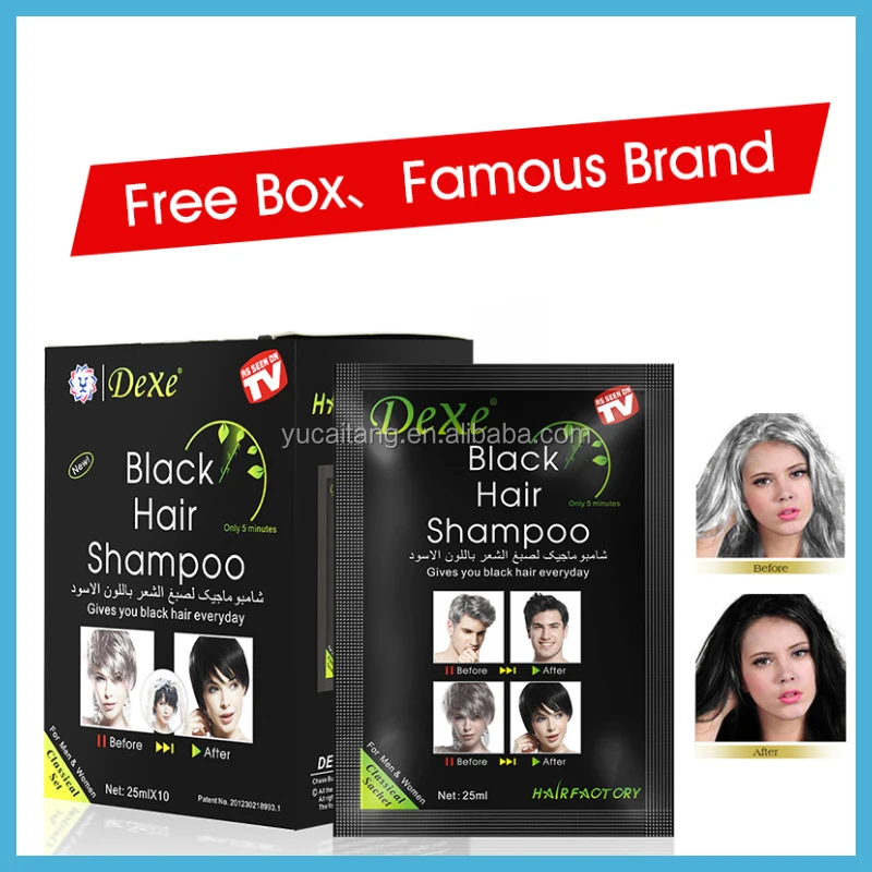 For personal use anti-allergy salon hair care products hair dye shampoo to darken the hair