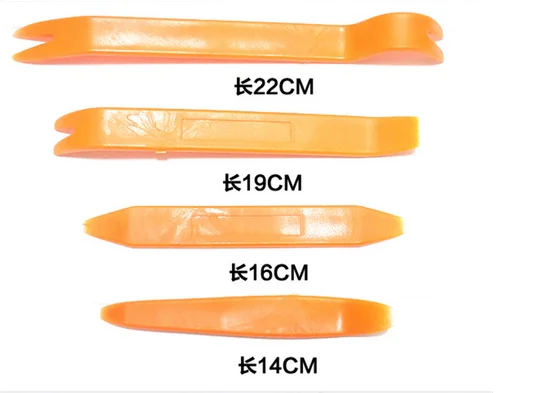
4pcs/set Universal Auto Car Radio Panel Door Clip Repair Tool, Portable Panel Trim Dash Audio Removal Installer Pry Tool 