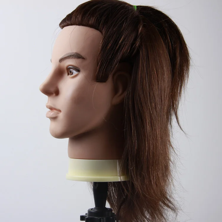 Wholesale Hairdressing Equipment Mannequin Head Real Human Hair Female Training Head