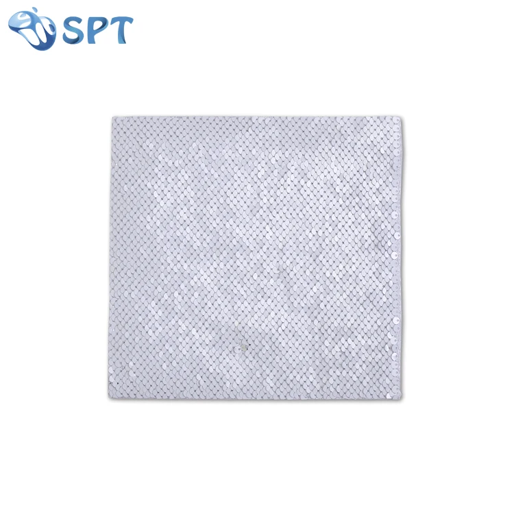 Custom Sublimation Mermaid Reversible Square Flip Sequins Adhesive