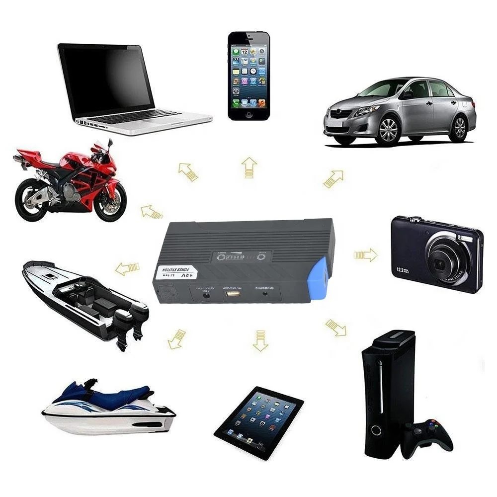 Mini car jump starter power station lithium battery power bank