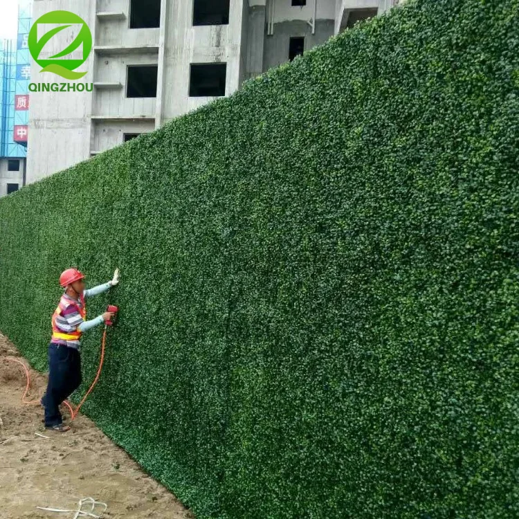 L003-3 Outdoor Decoration Turf Artificial Grass Synthetic Green Color 30mm Artificial Wall Grass