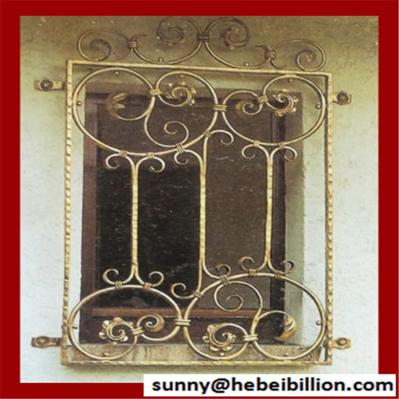 wrought iron window