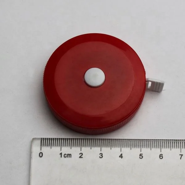 Promotional Round Shaped Keychain Custom Measuring Tape